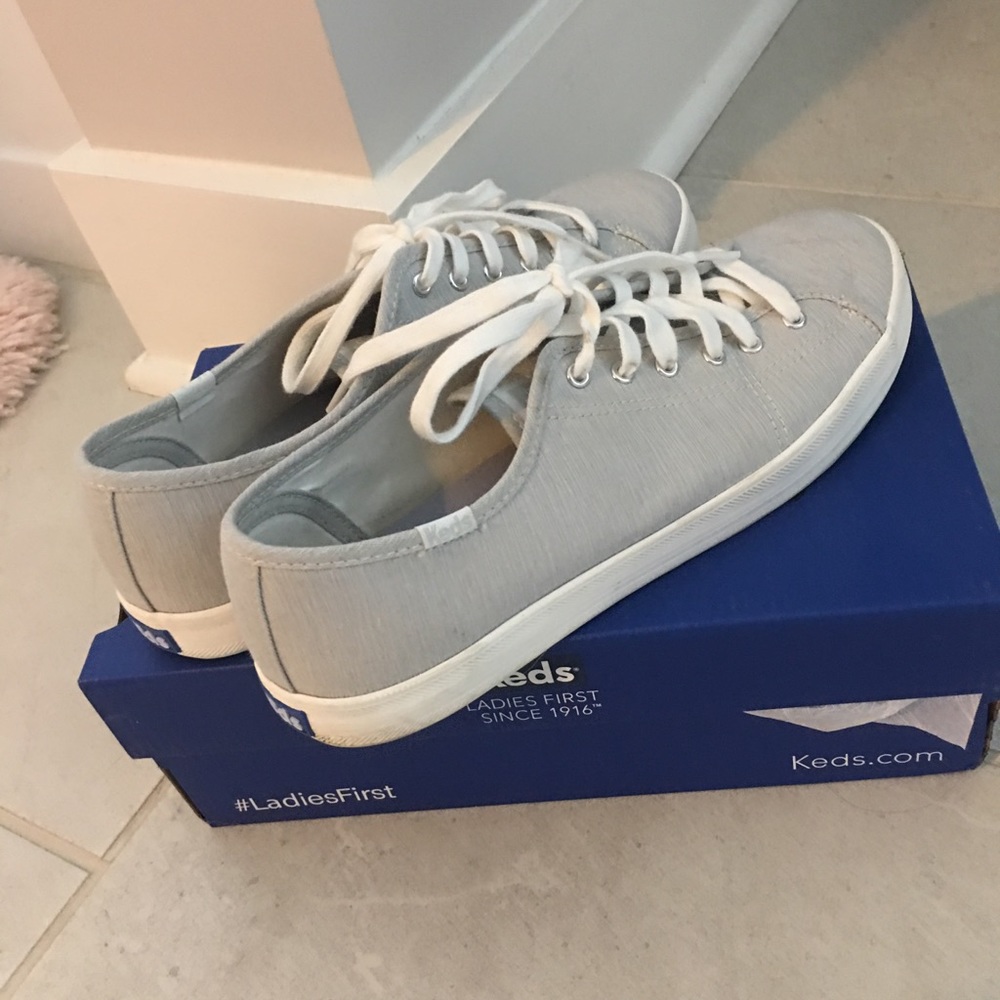 Keds Kickstarter Gray Chambray